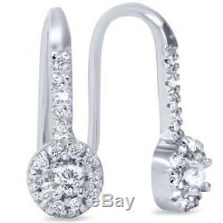 1/4ct Diamond Earrings White Gold