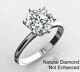 1 Carat D Vs2 Natural Clarity Diamond Solitaire Engagement Ring 14k White Gold