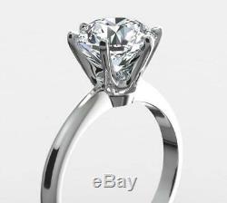1 Carat G I1 Natural Solitaire Real Diamond Engagement Ring 14k White Gold