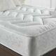 10 Deep Quilted Orthopeadic Sprung Mattress 3ft Single 4ft 4ft6 Double 5ft King