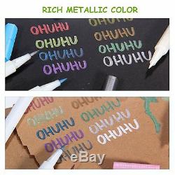 10-pack Assorted Metallic Paint Marker Markers Set of 10 Colors Pens Pen