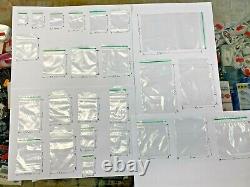 100 xSmall New Clear Plastic Bags Baggy Grip Self Seal Craft Resealable Zip Lock