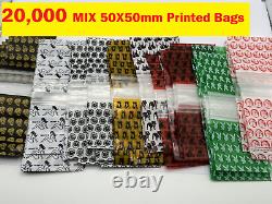 100xSmall Plastic Bags Baggies Grip Self Seal Resealable Zip Lock NEW Pol Baggy