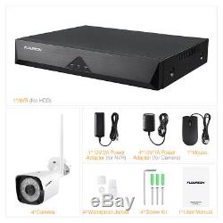 1080P 8CH Wireless WiFi CCTV Camera System NVR Outdoor IP Cameras Home Security