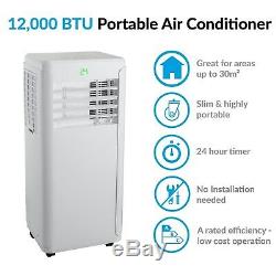 12000 BTU 3-in-1 Portable Air Conditioner Mobile Air Conditioning Unit