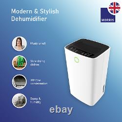 12L Dehumidifier For Mould and Moisture Extraction Quiet 36dB with Wheels 25