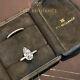 18k White Gold Diamond Engagement Wedding Ring Set 2.5 Carat Pear Shaped F Vs2