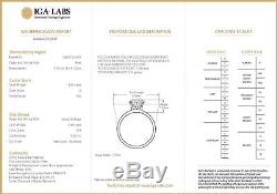 2 Carat Pear Shaped D VS2 Diamond Enhanced Ring 18K White/Yellow Gold Enhanced