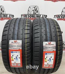 2 X 255 40 18 Powertrac 99w XL 255/40zr18 Brand New Tyres Amazing C B Labels M+s