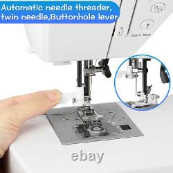 200 Stitches Quilting Sewing Machine Automatic Threading 8 Sewing Feet Free Arm