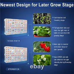 2000W CREE COB Led Grow Light Lamp Full Spectrum for Commercial Plant Veg Flower
