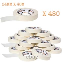 24MM X 48M White Adhesive Low Tack Masking Tape Easy Tear For DIY Decorating