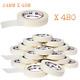 24mm X 48m White Adhesive Low Tack Masking Tape Easy Tear For Diy Decorating