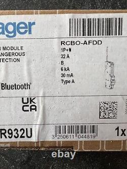 2x Hager AFDD RCBO Brand New B32 Amp