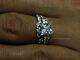 3.00 Ct Princess Cut Ring Set Bridal Wedding Engagement Real 14k White Gold