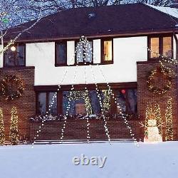 300 Led Fairy String Waterfall Lights Bright White Led Xmas Decor Indoor Outdoor