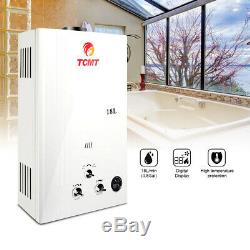 4.8GPM 18L Tankless LPG Liquid Propane Gas House Instant Hot Water Heater Boiler