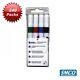 4 Dry Wipe White Board Marker Pen Bullet Tip Medium Nib Wholesale Price Wb Brand