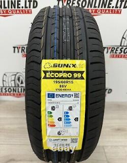 4 X 195 60 15 Sonix 88v 195/60r15 Brand New Tyres