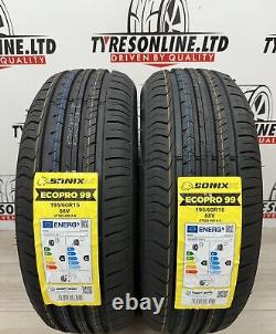 4 X 195 60 15 Sonix 88v 195/60r15 Brand New Tyres