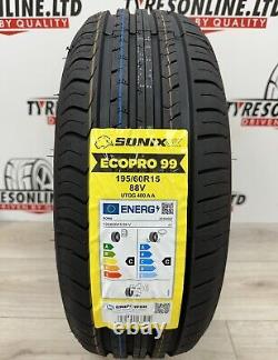 4 X 195 60 15 Sonix 88v 195/60r15 Brand New Tyres