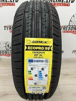 4 X 195 65 15 Sonix 195/65r15 95t XL Brand New M+s Tyres