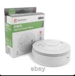 4 x Aico Ei3016 Optical Smoke Alarm 2034 Brand New Sealed