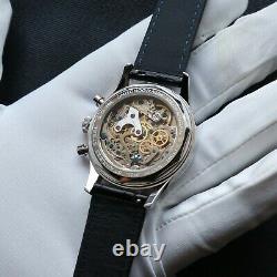 40mm Sugess Panda Chronograph Watch ST1901 Seagull 1963 SWAN NECK UPANK031SN