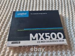 4TB Crucial MX500, 2.5 SSD, SATA III 6Gb/s, BRAND NEW and SEALED