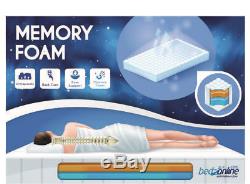 4ft6 Double Economy Firm Support All Foam Memory & Reflex Foam Free Delivery