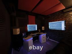 4x Acoustic Panels Walls & Ceiling Absorption Studio, Office, Theatre, Home