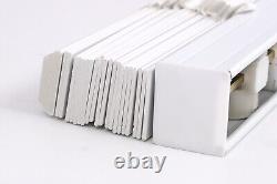 50 mm Slat White Faux wood blinds with Tape Wooden Venetian Blind for Windows