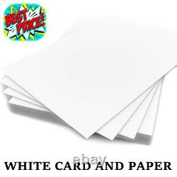 A6 A5 A4 A3 A2 White Card Making Thick Paper Copier Printer Sheets 300gsm Crafts