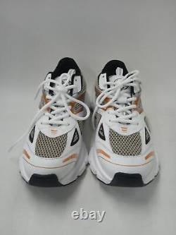 AXEL ARIGATO Men's White Amber Leather 33013 Marathon Trainers Size UK8 NEW