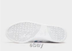 Adidas Originals Continental 80 Leather Shoes in White and Blue UK Size 9