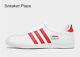 Adidas Originals Gazelle White With Red Accents Uk Size 9
