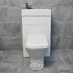 All In One Space Saving Toilet + Sink Basin Combination Unit Cloakroom En-Suite