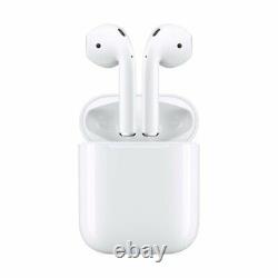 Apple AirPods 2nd Generation Bluetooth Earbuds with Lightning Charging Case White