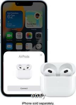 Apple AirPods (3rd Generation) Wireless In-Ear Headset Factory Sealed White