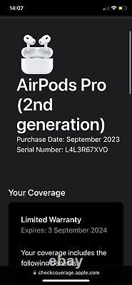 Apple AirPods Pro (2nd generation) BRAND NEWithGENUINE/AUTHENTIC/SEALED