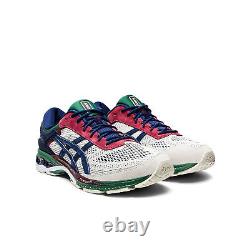 Asics Gel-Kayano 26 Lace-Up White Synthetic Mens Running Trainers 1021A272 201