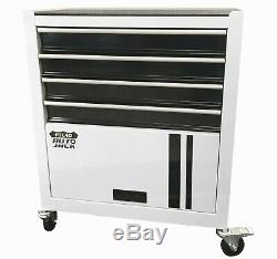 Autojack Professional Portable Tool Trolley Cabinet Chest with Top Box Storage