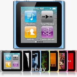BRAND NEW! Apple iPod Nano 6 Red/Green/Silver/Grey/Orange 8GB 16GB 1YR WARRANTY