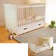 Baby Cot Bed With Drawer White Junior Toddler Bed Deluxe Aloe Vera Mattress