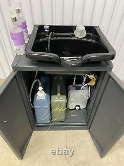 Backwash Shampoo Bowl Sink Beauty Spa Salon Equipment Station Unit portable 110V