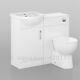 Bathroom Vanity Unit 450mm Basin Sink Laura Back To Wall Toilet Furniture Suite