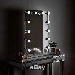 Beautify Electric Hollywood Vanity Makeup Light up Mirror- 12 Dimmable LED Bulbs