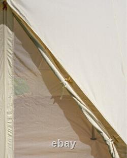 Bell Tent 4M Canvas bell tent with zipped on canopy Free Bunting & delivery