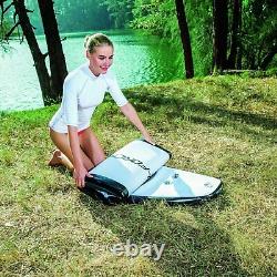 Bestway Inflatable Hydro-Force Wave Edge 10 Foot Stand Up Paddle Board, White
