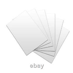 Blank Sublimation Gloss White Aluminium Sheets Heat Press Thickness 0.5mm